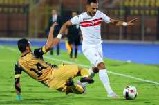 الزمالك والإنتاج لا يعرفان طريق الشباك فى شوط أول 