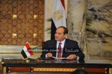 الرئيس يهنئ المصريين بالعام الجديد