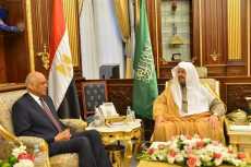 على عبدالعال يلتقى رئيس مجلس الشورى السعودى