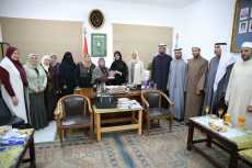 وفد إماراتى يزور كلية الدراسات الإسلامية بنات بجامعة الأزهر