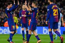 برشلونة ينتفض ضد سوسييداد برباعية