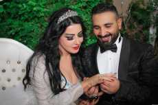 فيديو| أحمد سعد وسمية الخشاب يتزلجان على الجليد