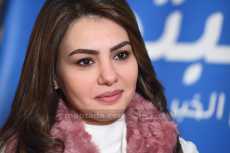 صور| دينا فؤاد فى «صالون مبتدا» 