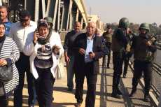 صور| بعد غياب أكثر من 6 سنوات..رجال الشرطة يعودون لتأمين كوبرى إمبابة