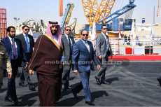 صور| تفاصيل زيارة السيسى وبن سلمان للإسماعيلية