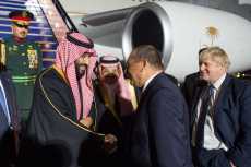 محمد بن سلمان وأعضاء البرلمان البريطانى يبحثان العلاقات الثنائية
