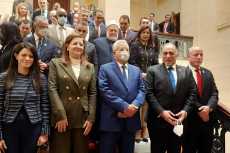 القصبى يهدى رئيس مجلس النواب درع منتدى البرلمانيين العرب