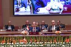 السيسي يلقي كلمة مصر في الجلسة المغلقة لرؤساء وفود الدول الأعضاء بالبريكس