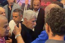 محمود الخطيب وحسن شحاتة ونجوم الكرة في عزاء نصر إبراهيم (صور)