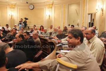  ممثلو الفلاحين فى لجنة الحوار المجتمع