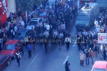  الامن يمنع مظاهرات فى وسط القاهرة فى اول يوم تطبيق عدم التظاهر 