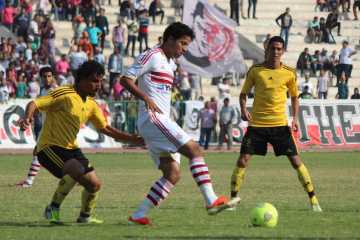  مباراة الزمالك وسكر الحوامدية استعدادا للدوري العام