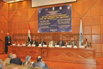  مؤتمر وزير الزراعه والبحث العالمى بالمركز القومى للبحوث