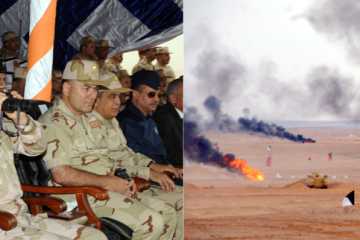 السيسي يشهد مناورة بالذخيرة الحية