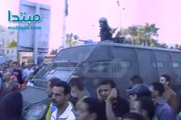 ‏"المحظورة" تشتبك مع أهالى الطالبية والأمن