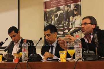 مناظرة خالد وعبد الرحمن يوسف بالجامعة الأمريكية عن الدستور