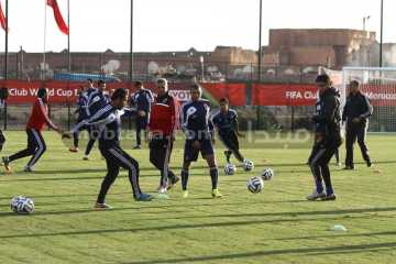 التدريب النهائى للاهلى قبل مباراة منتيرى فى مراكش