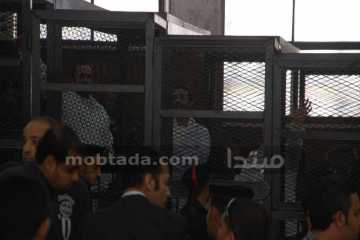 محاكمه أحمد دومة وأحمد ماهر ومحمد عادل