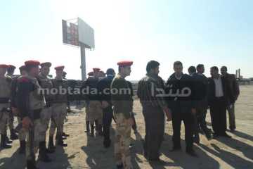 الجيش يشارك فى إزالة التعديات على أراضى الدولة غرب الإسكندرية