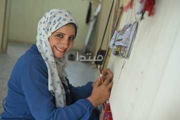 مدارس سقارة للسجاد اليدوى .. أنامل ذهبية ترسم لوحات فنية