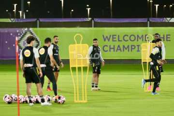 الأهلي يخوض مرانه في السعودية استعدادًا للمونديال