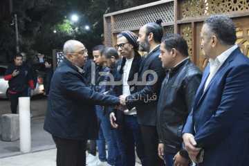 عزاء المخرج الراحل أحمد البدرى من مسجد الحامدية الشاذلية بالجيزة