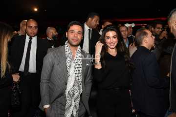 أبو نسب.. أجمل لقطات العرض الخاص بحضور محمد إمام وياسمين صبري