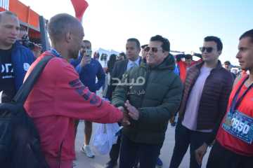 وزير الرياضة يشهد انطلاق النسخة الخامسة من ماراثون الأهرامات