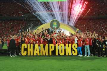 مراسم تتويج الأهلي بدوري أبطال إفريقيا