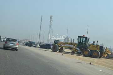 كاميرا مبتدا ترصد تطوير المحاور الرئيسية أعلى الطريق الدائري
