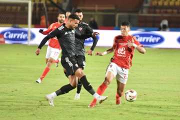 لقطات من فوز الأهلي على بتروجيت 2-1 في الدوري المصري