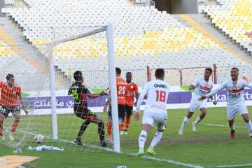 لقطات من فوز الزمالك على فاركو في الدوري