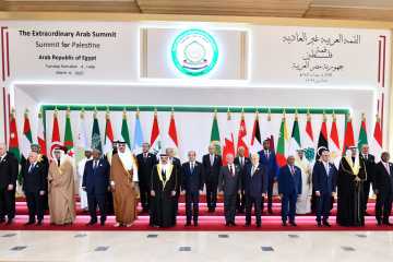 السيسي يستقبل القادة والزعماء المشاركين بالقمة العربية