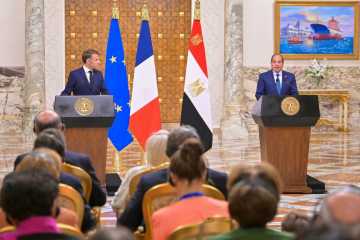 استعدادات في الاسكندرية لزيارة الرئيس الفرنسي إيمانويل ماكرون