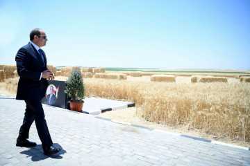 السيسي يشهد افتتاح مدينة مستقبل مصر الصناعية وموسم حصاد القمح