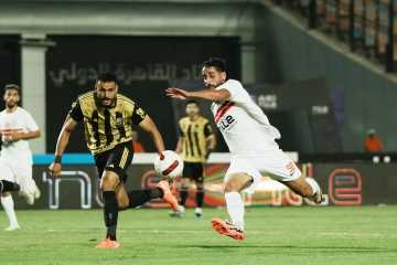لقطات من مباراة الزمالك والمقاولون العرب