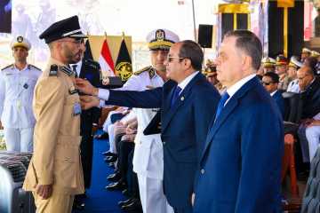 الرئيس السيسي يشهد الاحتفال بتخريج دفعة جديدة من طلبة كلية الشرطة