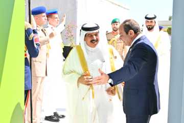 السيسي يستقبل رؤساء الدول والحكومات المشاركين في مؤتمر شرم الشيخ للسلام