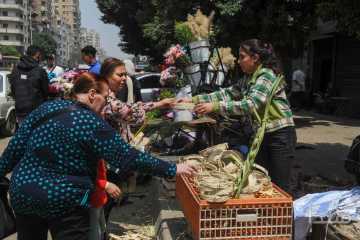 فرحة أحد الشعانين تعم حي شبرا