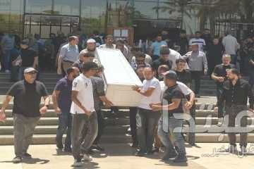 مشاهد مؤثرة من جنازة سهام جلال