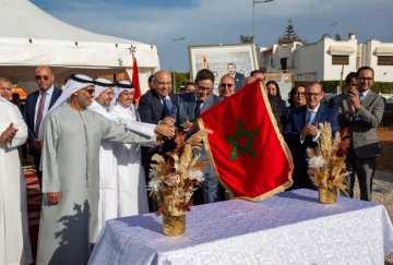 الحفني يشهد وضع حجر أساس المقر الجديد لـ المنظمة العربية للطيران المدني في المغرب (صور)