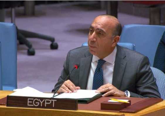 مندوب مصر لدى مجلس الأمن: حل الأزمة السودانية يجب أن يكون سودانيا خالصا