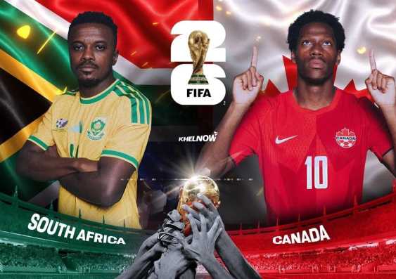 بث مباشر مشاهدة مباراة جنوب أفريقيا ضد كندا في دور الـ32 من كأس العالم