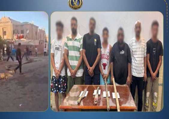 الداخلية تكشف ملابسات مشاجرة بالأسلحة البيضاء وتراشق بالزجاجات في أكتوبر