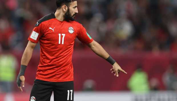 مهند لاشين يحصل على بطاقة صفراء بمواجهة منتخب مصر ضد نيوزيلندا 