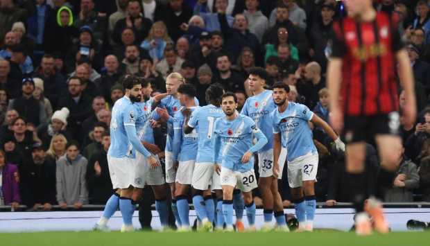 مانشستر سيتي يواجه بورنموث لمطاردة أرسنال بالدوري الإنجليزي 