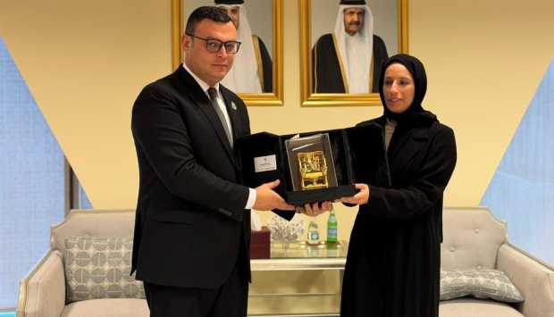 الشربيني يشيد بتجربة قطر في تطوير المناطق التراثية خلال لقائه بوزيرة التنمية الاجتماعية 