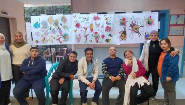 أتوبيس الفن ينظم احتفالية بمركز تنمية القدرات لذوي الهمم بالزيتون 