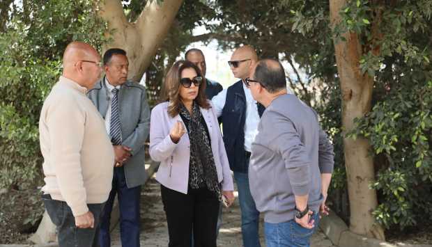وزيرة التنمية المحلية والبيئة توجه بالاستغلال الأمثل للمشتل المركزي بالقاهرة 