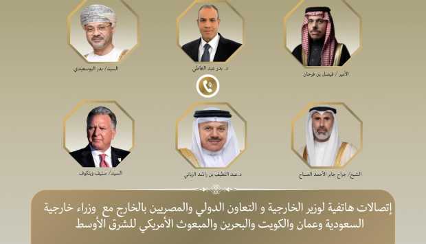 وزير الخارجية يعيد التأكيد على تضامن مصر الكامل مع دول الخليج الشقيقة 